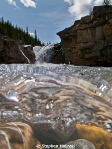 Crescent Falls, Alberta.  Canon G10. by Stephen Holinski 